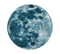 Leuchtender Mond Wandaufkleber - Fluoreszierende Mond-Wandaufkleber, Leuchtende Mondaufkleber, Mit Drucktechnologie, Fluoreszierende Mondwandaufkleber Für Schlafzimmer, Arbeitszimmer, Kinderzimmer