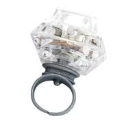 Leuchtringe - Anelli per feste da 3,5 cm | Leuchtende LED Party Ringe - ABS - Leuchtende Finger Ringe Mit Knopfbatterie Für Partys, Haare, Deko Und Festliche Anlässe Als Geschenk Für Jede Partys