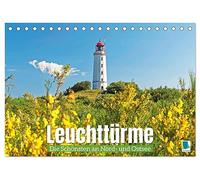 Leuchttürme: Die Schönsten an Nord- und Ostsee (Tischkalender 2026 DIN A5 quer), CALVENDO Monatskalender: Leuchttürme: Lichtsignale an der Küste Deutschlands