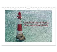 Leuchttürme entlang der britischen Küste (Wandkalender 2026 DIN A4 quer), CALVENDO Monatskalender: Leuchttürme - Wächter auf hoher See, Wegweiser und Helfer in der Not