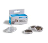 Leuchtturm - 10 Capsule per monete, 14 - 62 mm, per monete in oro e argento ed Euro