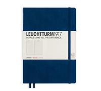 Leuchtturm 1917, taccuino (A5), copertina rigida, 249 pagine A righe Liniert Mar