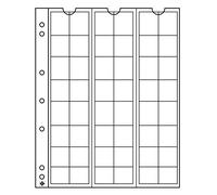 Leuchtturm 301127 Manicotti per monete NUMIS 17, 48 scomparti per monete fino a 17 mm di diametro - confezione da 5