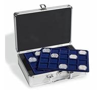 Leuchtturm 301163 Valigetta per Monete Cargo S6 - incl. 6 vassoi per 144 Monete Fino a 33 mm di Ø, ad es. 2 Euro - 292 x 97 x 213 mm