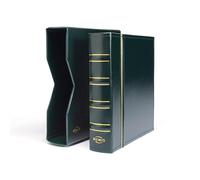 Leuchtturm 301280 Album per Monete NUMIS Classic - incl. Valigetta e 5 custodie per Monete con Ø 44, 34, 25, 17 mm - Verde