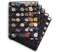 Leuchtturm 305080 Compart, Manicotti in plastica per 42 Tappi a Corona o coperchi di Champagne - Confezione da 5, per Raccoglitore Grande