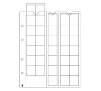 Leuchtturm 306013 Manicotti per Monete Optima 27, 35 compartimenti cristallini per Monete Fino a 27 mm di Diametro - Confezione da 5