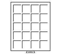 Leuchtturm 306945 MB Coin Box 48 x 48 mm - Scomparti Quadrati per Monete e medaglie di Grandi Dimensioni - Colore Fumo