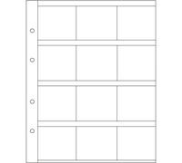 Leuchtturm 309197 Manicotti per Monete Optima K50-12 Scomparti cristallini per Monete e Portamonete Fino al Formato 50x50 mm - Confezione da 5