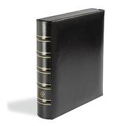 Leuchtturm 310766 Album per Monete Optima Classic - Raccoglitore a Scatola con Custodia Integrata - chiudibile a Chiave - Nero