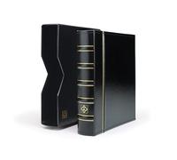 Album per monete e cofanetto Leuchtturm in pelle dal design classico Optima nuov