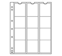 Leuchtturm 315584 Manicotti per Monete NUMIS 44-12 Scomparti per Monete Fino a Ø 44 mm - 50 Euro Argento, 2 $ Australia - Confezione da 5