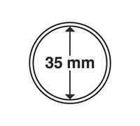 Leuchtturm 318983 Coin Capsules Inner Diameter 35 mm