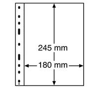 Leuchtturm 319037 Manicotti per Monete Optima 1C - Conservazione di Set di Monete e di Cartoline, Lettere e azioni di Grandi Dimensioni - Confezione da 10
