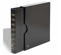 Leuchtturm 319263 Raccoglitore ad Anelli KANZLEI Classic - per azioni, titoli e giornali - con Custodia - Nero