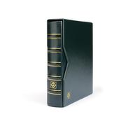 Leuchtturm 320397 Album per Monete Optima Classic - 10 custodie per Monete da Ø 42, 27, 20, 34 mm, 2 copertine, Custodia - Verde