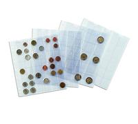 Leuchtturm 321507 Manicotti per Monete NUMIS 66, 4 Scomparti per Monete Fino a 66 mm di Diametro - Confezione da 5 Pezzi