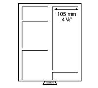 Leuchtturm 322066 Coin Box XL - Divisione Flessibile degli Scomparti, Dimensioni Interne: 105 x Flessibile x 22 mm, Scomparti Quadrati - Colore Fumo