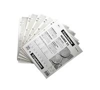 Leuchtturm 323463 Manicotti per Monete NUMIS 25, 30 Scomparti per Monete Fino a Ø 25 mm - 1 Euro, Quattrini USA, 20 Cent, 1 SFR - Confezione da 5