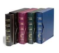 LEUCHTTURM 324423 OPTIMA Classic - Album portamonete con custodia protettiva, colore: Nero