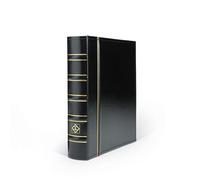 Leuchtturm 329644 Album per Monete Optima Classic - Raccoglitore ad Anelli di Alta qualità per la Raccolta di Monete e la creazione delle proprie - Nero