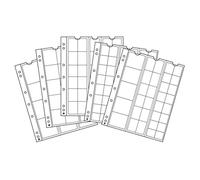 Leuchtturm 338347 Manicotti per Monete NUMIS SORTIMENT - Mix per la conservazione di Monete con Ø 44, 34, 25, 17 mm - Confezione da 5 Pezzi