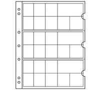 Leuchtturm Manicotti per Monete 338425 NUMIS Euro – Custodia 3 set (1 centesimo–2 €) Confezione 5