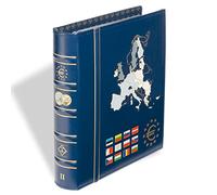 Leuchtturm 341041 Vista Euro Coin Album Volume 2 - Set di Monete di 12 Paesi Euro - 6 Fogli di Monete e Custodia Protettiva