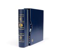 Leuchtturm 341306 Raccoglitore ad Anelli Optima - Scrapbook per i Portamonete Vista/Optima - Design Classico Euro con Custodia