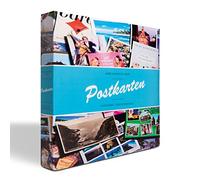 Nuovissimo album Leuchtturm Postkarten con 50 fogli rilegati rigidi per la prote