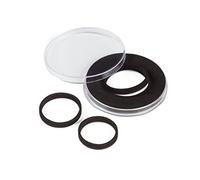 Leuchtturm 347755 Capsule per Monete Grandi - Caps XL per Ø 21-62 mm - incl. 14 Anelli distanziatori - 10 Pezzi