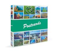 Leuchtturm 347771 Scrapbook - Album di cartoline per 600 cartoline - 50 buste con copertina rigida