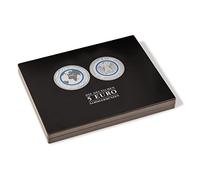 Leuchtturm 355931 Cassetta di Monete - 30 Monete tedesche da 5 Euro in Capsula - Pianeta Terra, Zone climatiche della Terra - Nero