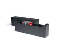 Leuchtturm 365162 Scatola d'archivio Logik per 40 lingotti d'oro o Carte Moneta - Formato Verticale, Nero, 300 x 65 x 95 mm