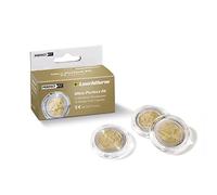 Leuchtturm 365347 Capsule per Monete Ultra - 40 Pezzi per Monete da 2 Euro - Astuccio Trasparente per Monete da Collezione da 25,75 mm