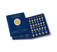 Leuchtturm 365444 Album per Monete Presso Erasmus per Monete da 2 Euro 2022, 23 Scomparti per Monete da 2 Euro