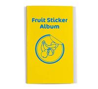 Leuchtturm 366080 Album di Adesivi di Frutta - Album per 900 Adesivi di Frutta con Custodia Strutturata - Giallo