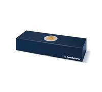 Leuchtturm 367868 Scatola per archivio Logico per 40 Monete da 2 Euro in Biglietti da Visita - Formato Orizzontale, 30 x 10 x 6 cm, Blu