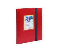 Leuchtturm 369508 TCG Album Slim Small - con 20 Buste per 160 Carte collezionabili Come Pokémon e Digimon - Copertina Morbida Rosso-Nero