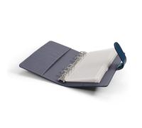 Leuchtturm 373378 Raccoglitore ad Anelli Travel Money - A6 con 5 Tasche con Cerniera, per Denaro da Viaggio - Oslo Midnight