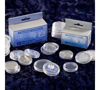 Leuchtturm - Capsule per monete rotonde, confezione da 10 (21,5 mm)