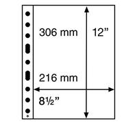 Leuchtturm Kunststoffhüllen Sh 312, 1 Tasche, PP, Klar, 50er Pack