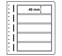 Leuchtturm Lighthouse LB-Blank Sheets, 5-Way Division, 190x 46 mm