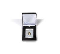 Leuchtturm Nobile Etui for 1 Embossed Gold Bar in Blister Packaging, Upright Format, Black