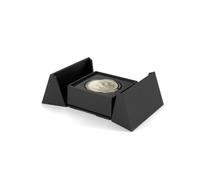 Leuchtturm Porta Portamonete per una capsula rotonda 39/40 mm, nero