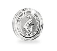 Leuchtturm Ultra Coin Capsules for 2 oz. Queens Beasts Silver (38,61 mm), Pack of 10
