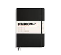 LEUCHTTURM1917 321149 Taccuini Master Slim A4+, Copertina rigida, 123 pagine numerate, Nero, Puntini