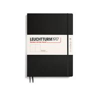 LEUCHTTURM1917 330754 Taccuini Master Slim A4+, Copertina rigida, 123 pagine numerate, Nero, Bianco