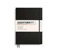 LEUCHTTURM1917 334917 Taccuini Master Slim A4+, Copertina rigida, 123 pagine numerate, Nero, Righe