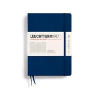LEUCHTTURM1917 342922 Taccuini Medium A5, Copertina rigida, 251 pagine numerate, Blue Mare, Righe